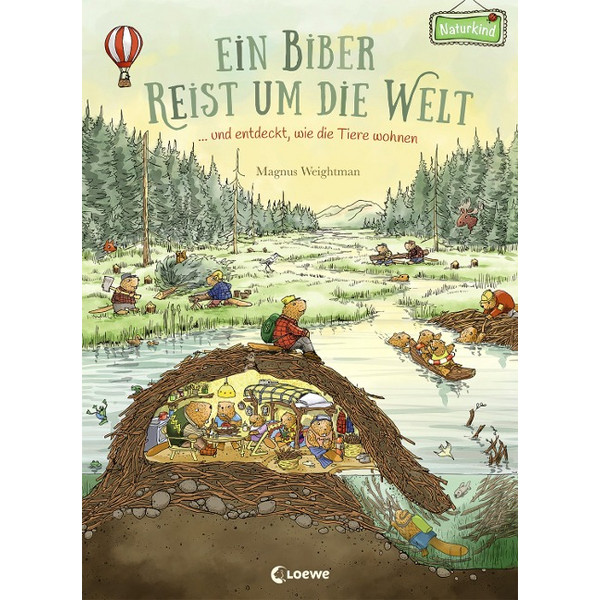 EIN BIBER REIST UM DIE WELT - Kinderbuch