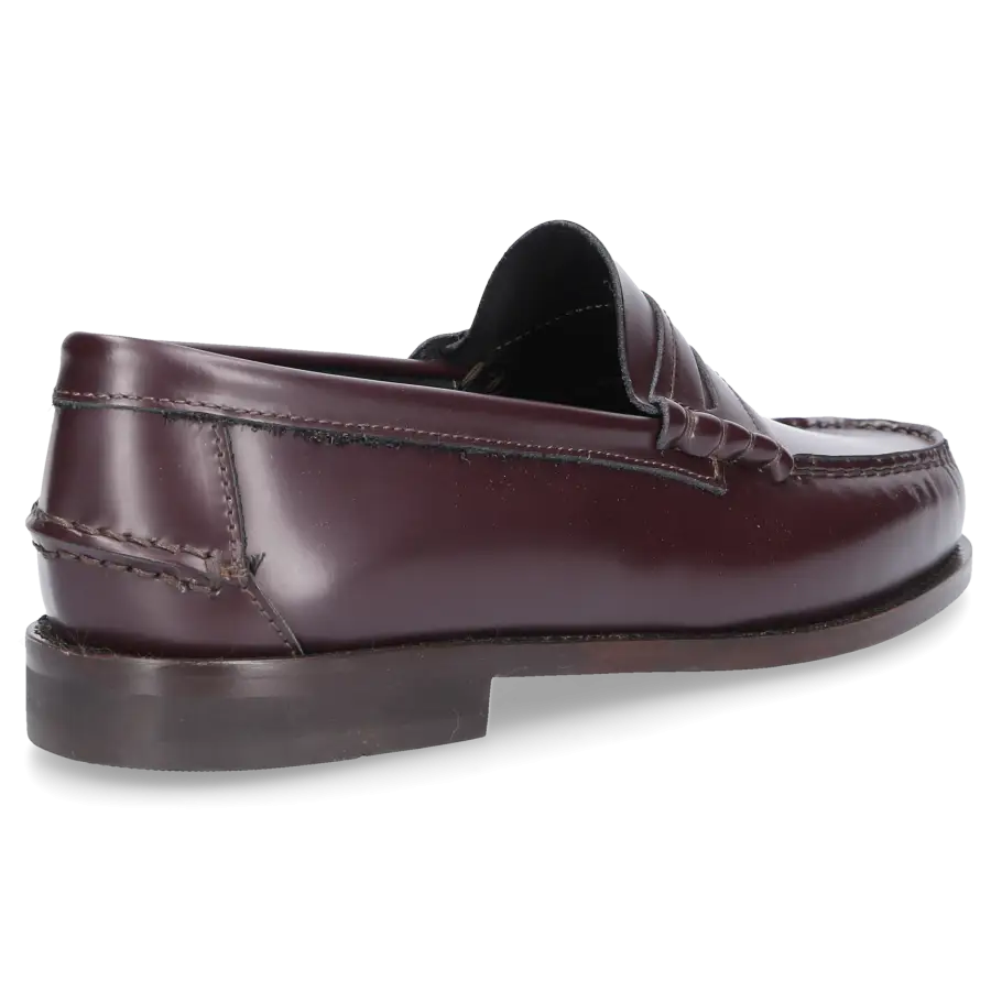 EN AVANT - Loafer 214 BASS Kalbsleder - rot