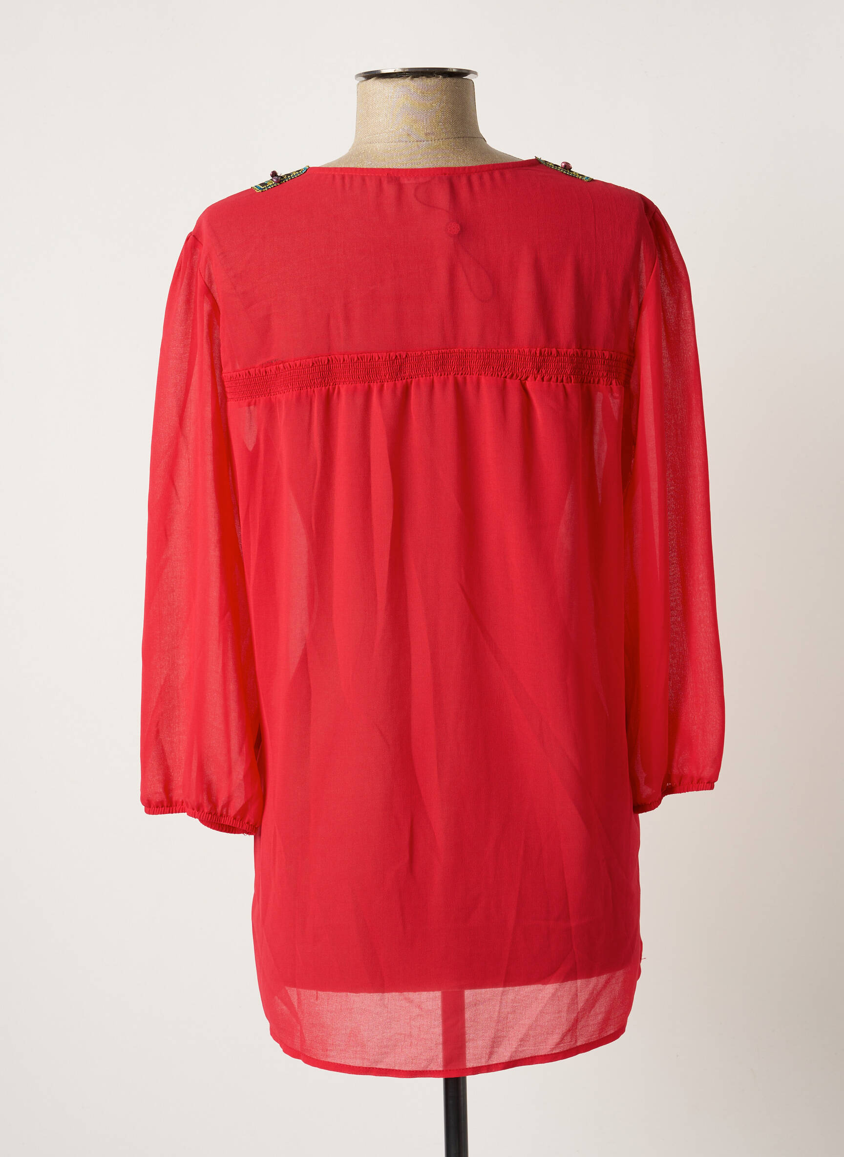 Breal Tuniquemanchelongue Femme couleur rouge