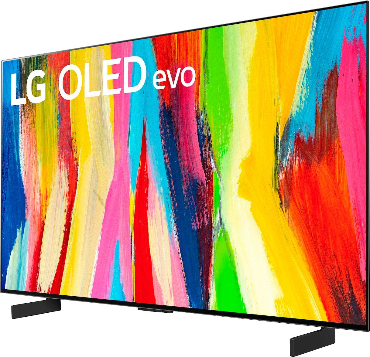 LG OLED42C27LA OLED-Fernseher (106 cm/42 Zoll, 4K Ultra HD, Smart-TV, OLED evo,bis zu 120Hz,α9 Gen5 4K AI-Prozessor,Dolby Vision & Atmos)
