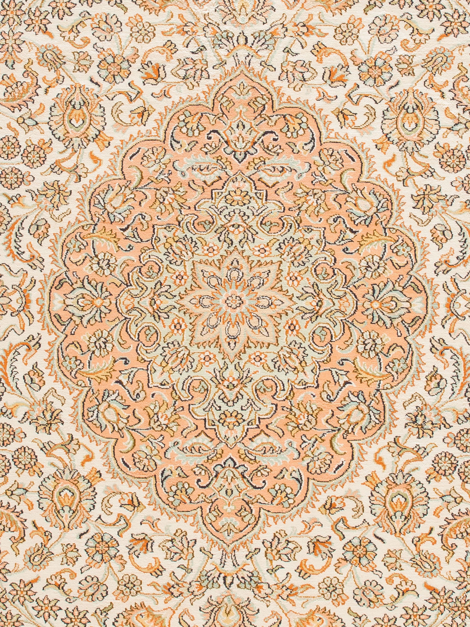 Kaschmir Seide 18/18 ca. 249 x 313 cm, Unikat / Einzelstück