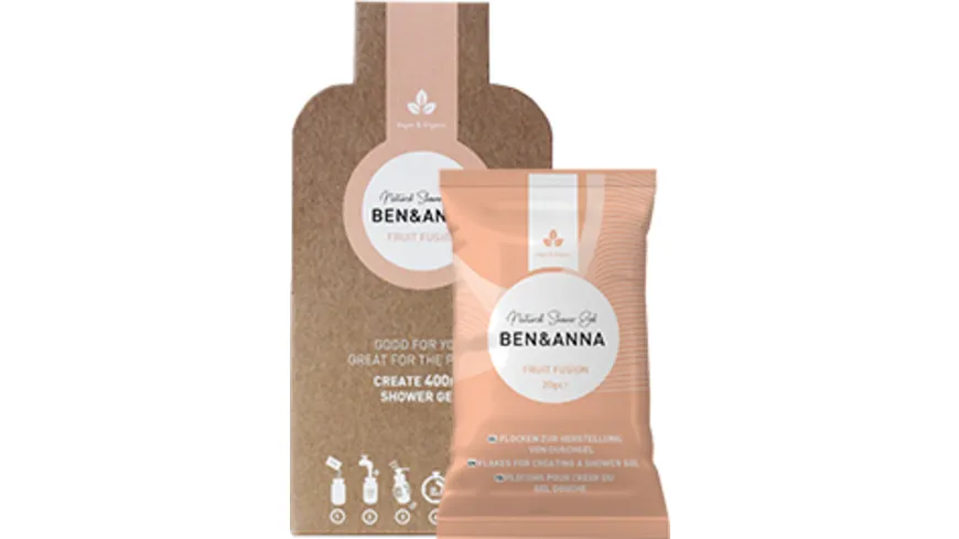 BEN&ANNA Duschgelflocken Fruit Fusion 40 g