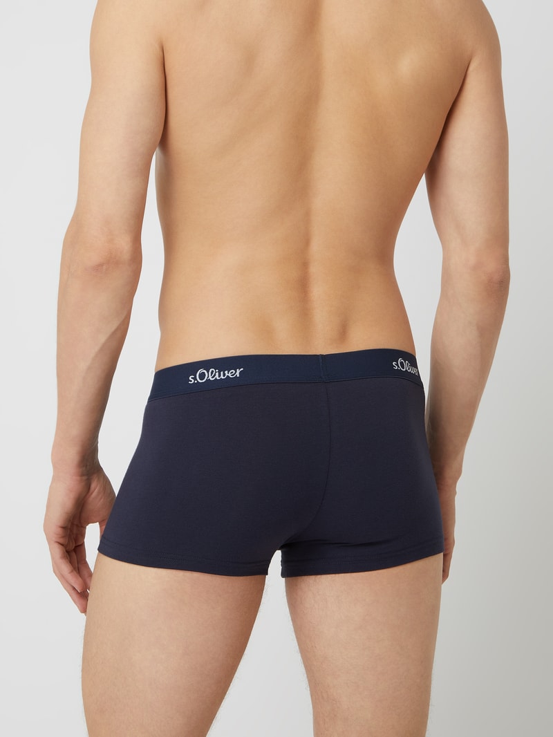 Trunks mit Stretch-Anteil im 3er-Pack in dunkelblau