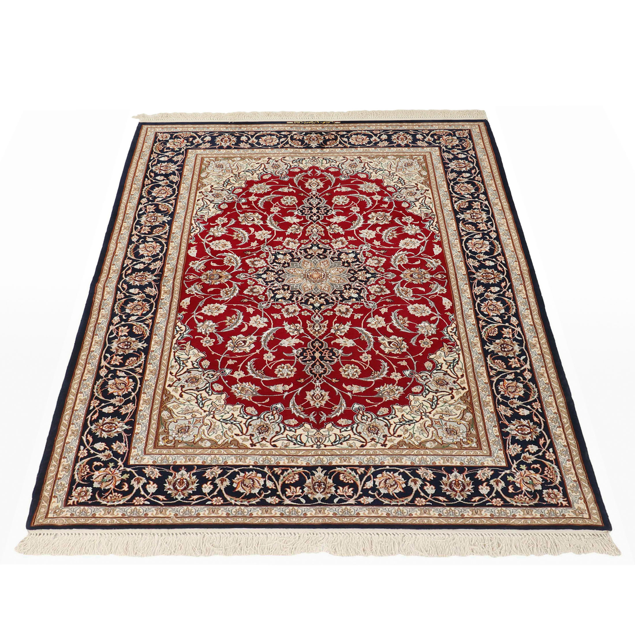 Isfahan Mehrabi auf Seide ca. 132 x 199 cm, Unikat / Einzelstück