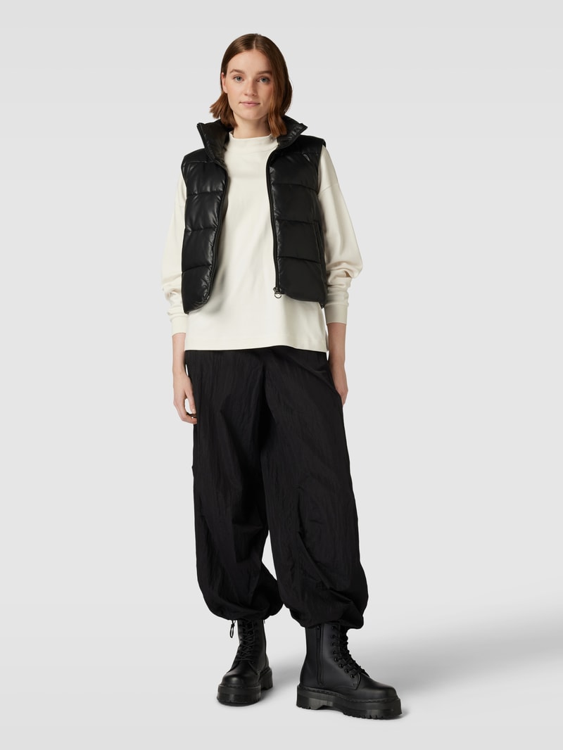 Oversized Longsleeve mit Rundhalsausschnitt in offwhite