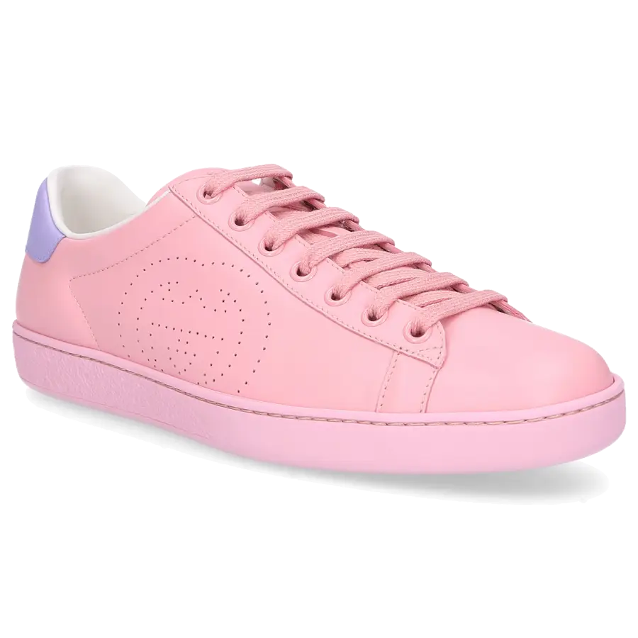 Gucci - Sneaker low ACE Kalbsleder - pink