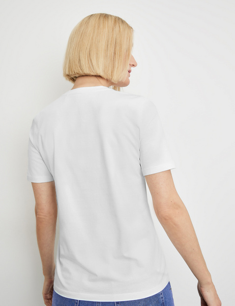 T-Shirt mit Flamingo-Motiv