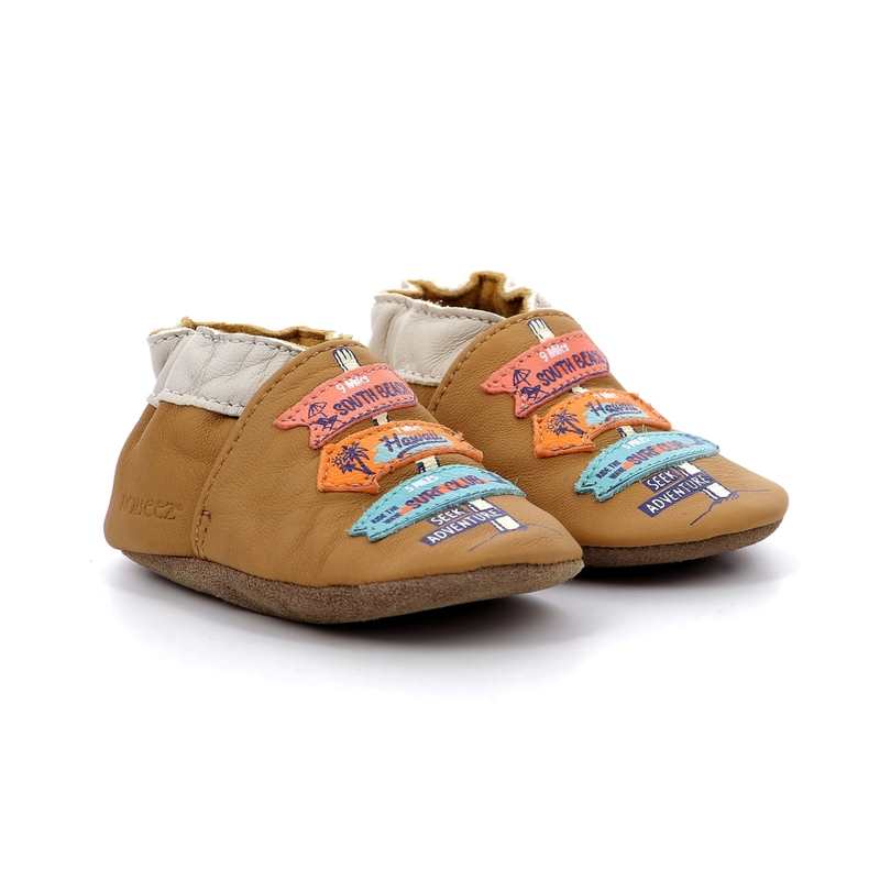 Chaussons cuir tannage vegetal Seek Adventure