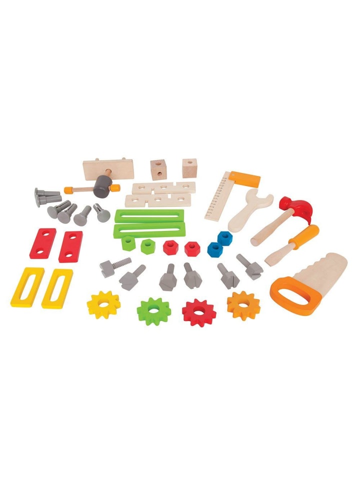 Hape  Meister-Werkbank mit großem Zubehör-Set in bunt günstig kaufen onesize