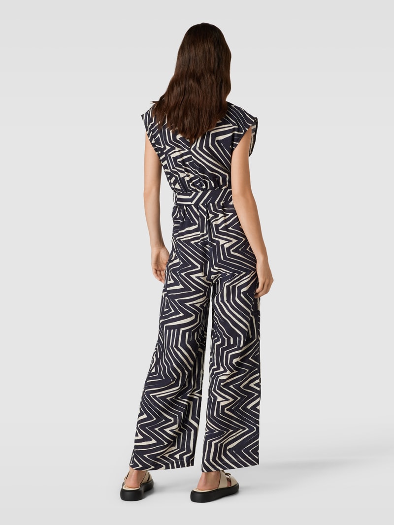 Jumpsuit mit Gürtel Modell 'MILA' in schwarz
