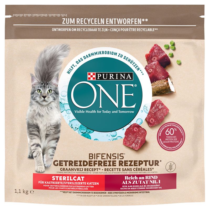 PURINA ONE Grain Free Sterilized Rind zu TOP-Preisen | bitiba.de