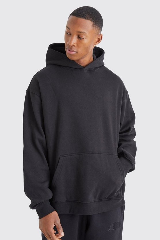 Oversize Hoodie mit Homme Print