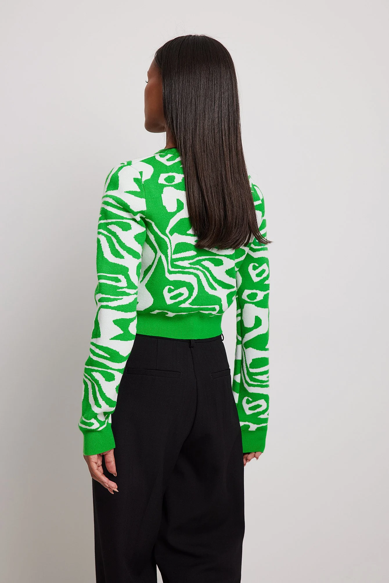 Kurzer Strick-Cardigan