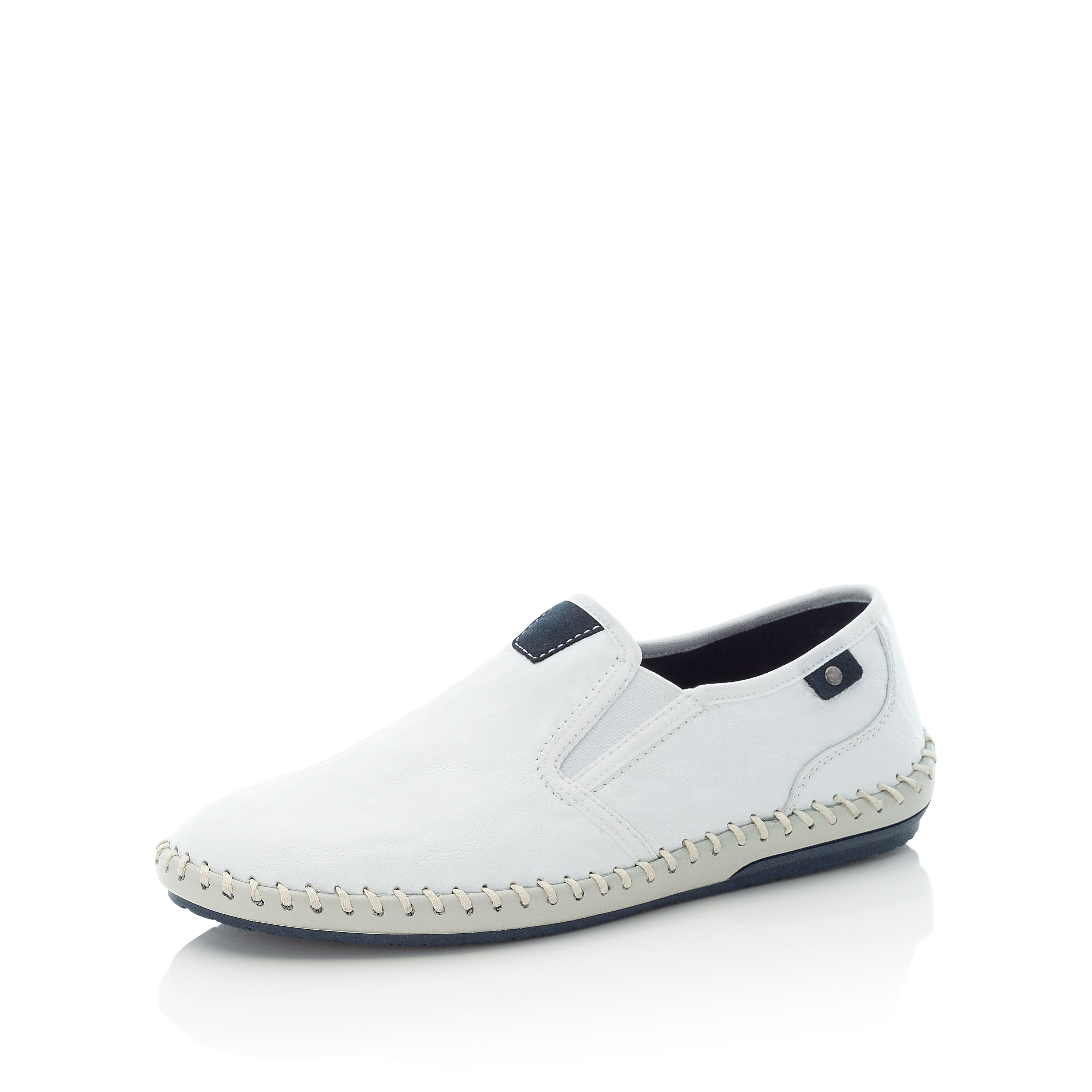 Rieker Herren Slipper perlweiß