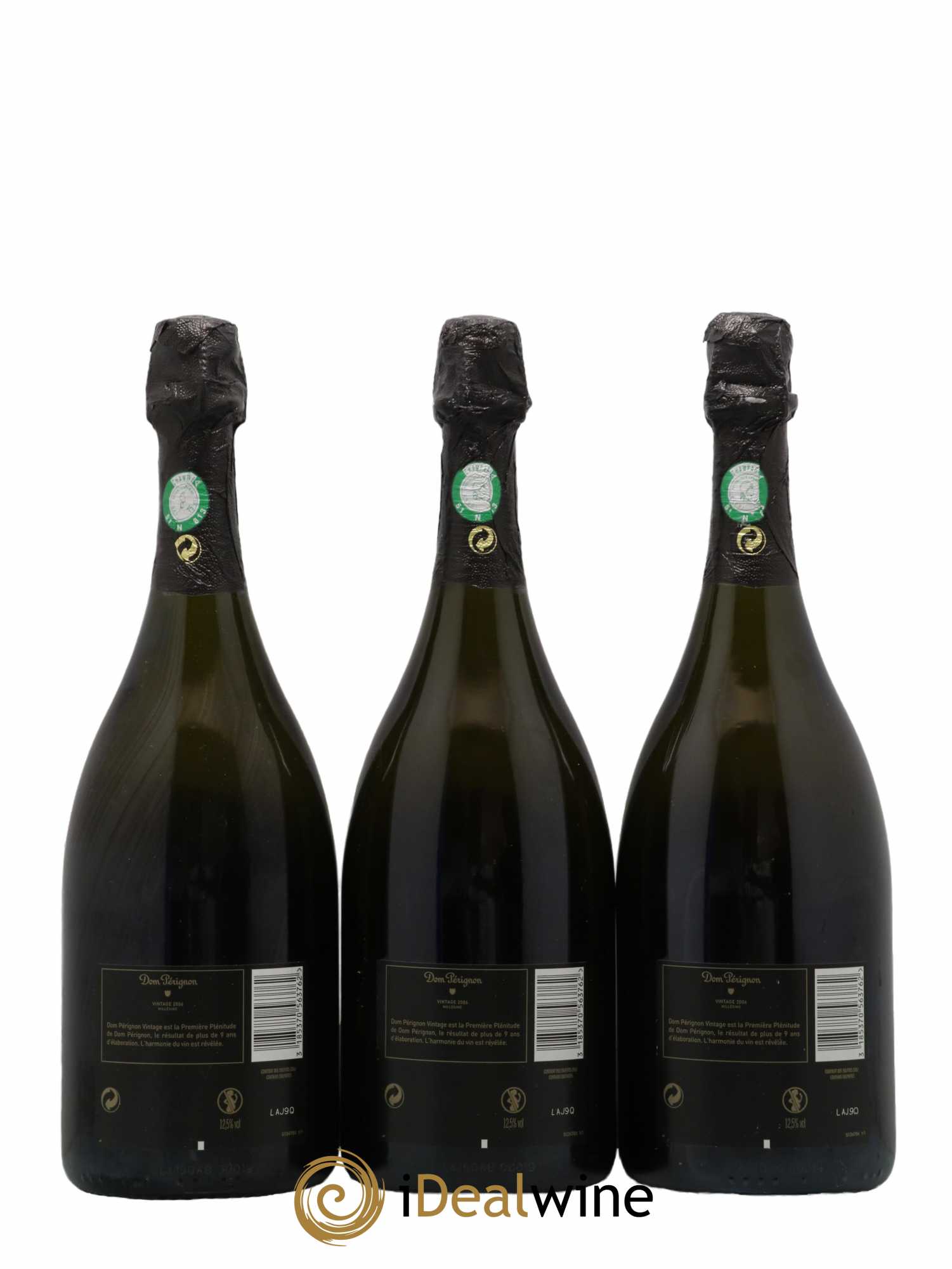 Brut Dom Pérignon  2006 - Lot de 3 Bouteilles