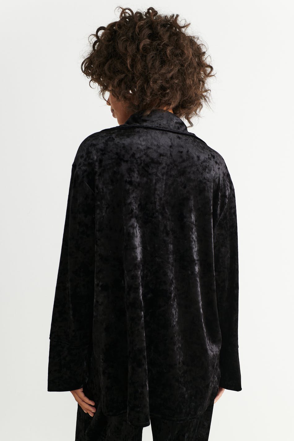 Inez velvet shirt