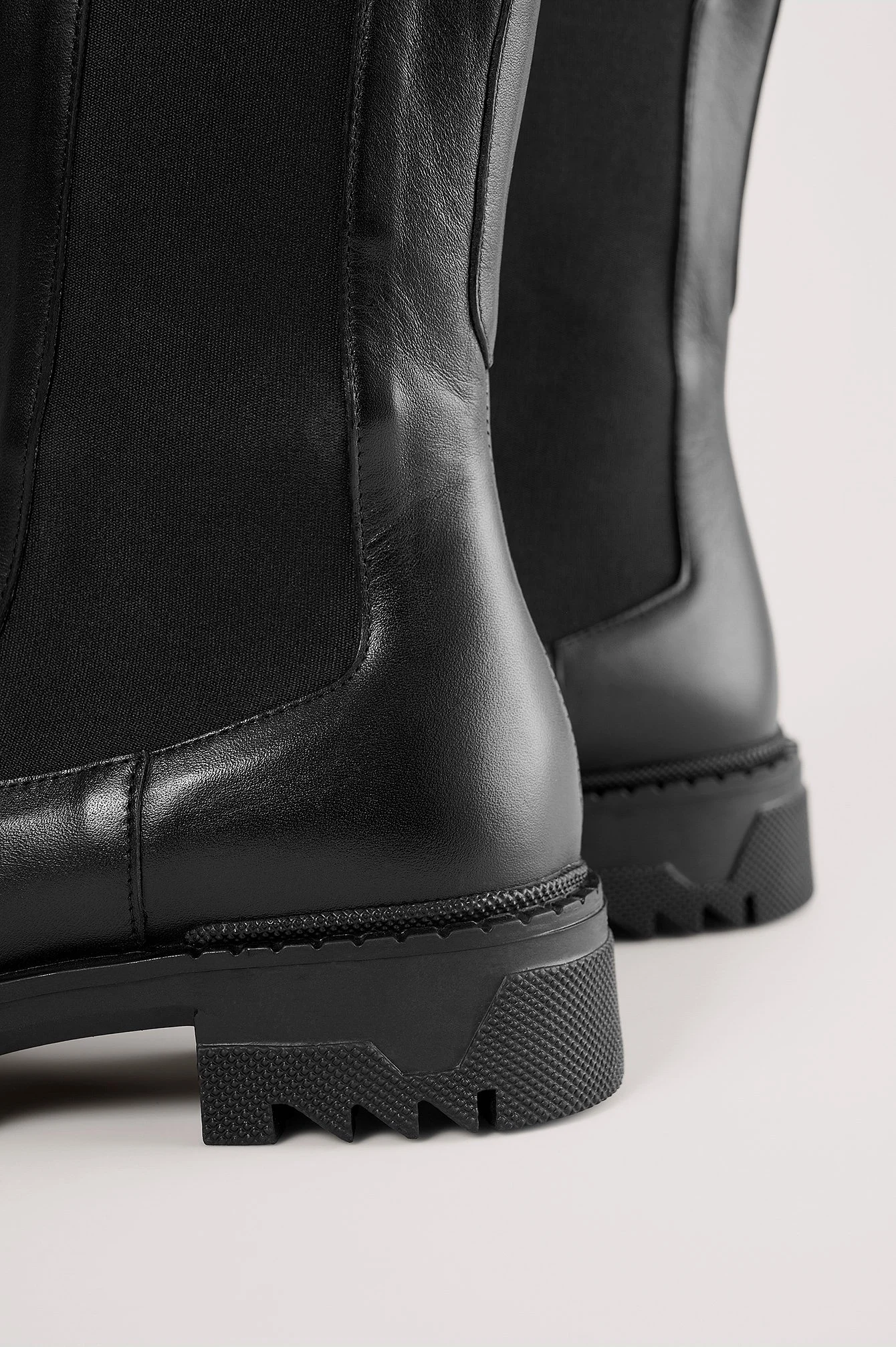 Leder-Stiefeletten