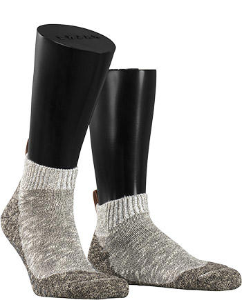 Falke, Serie Lodge HP, Socken, Baumwolle, grau meliert