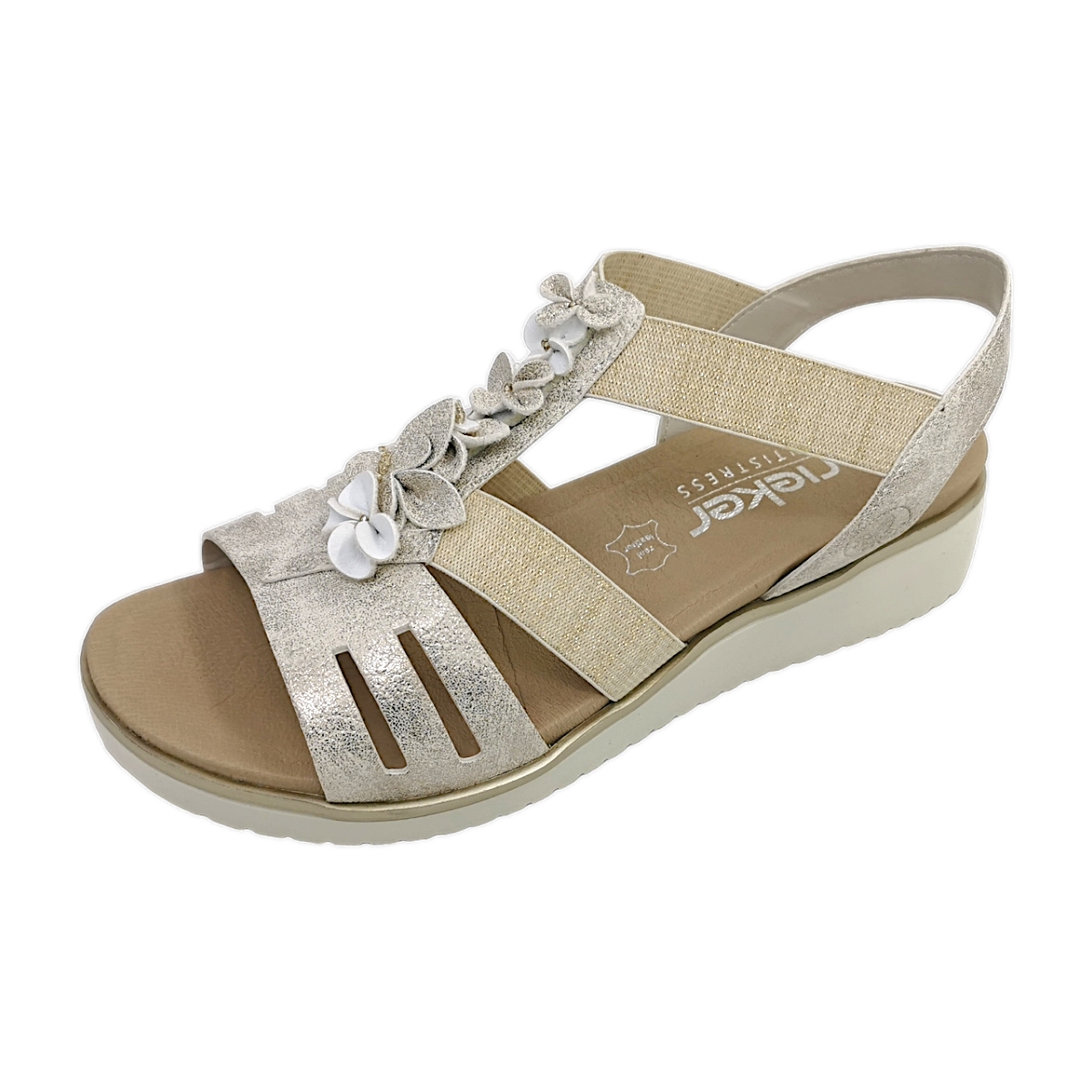 Rieker Aleria V3788-60 Beige 60 Beige/ Gold