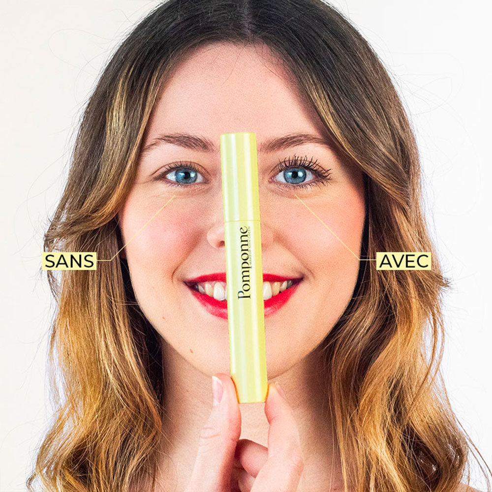 pomponne Mascara naturel booster de cils Volume & Longueur • Noir intense