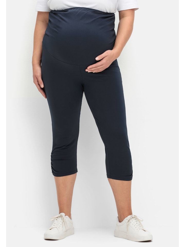 sheego Umstands-Leggings in tiefblau günstig kaufen 46