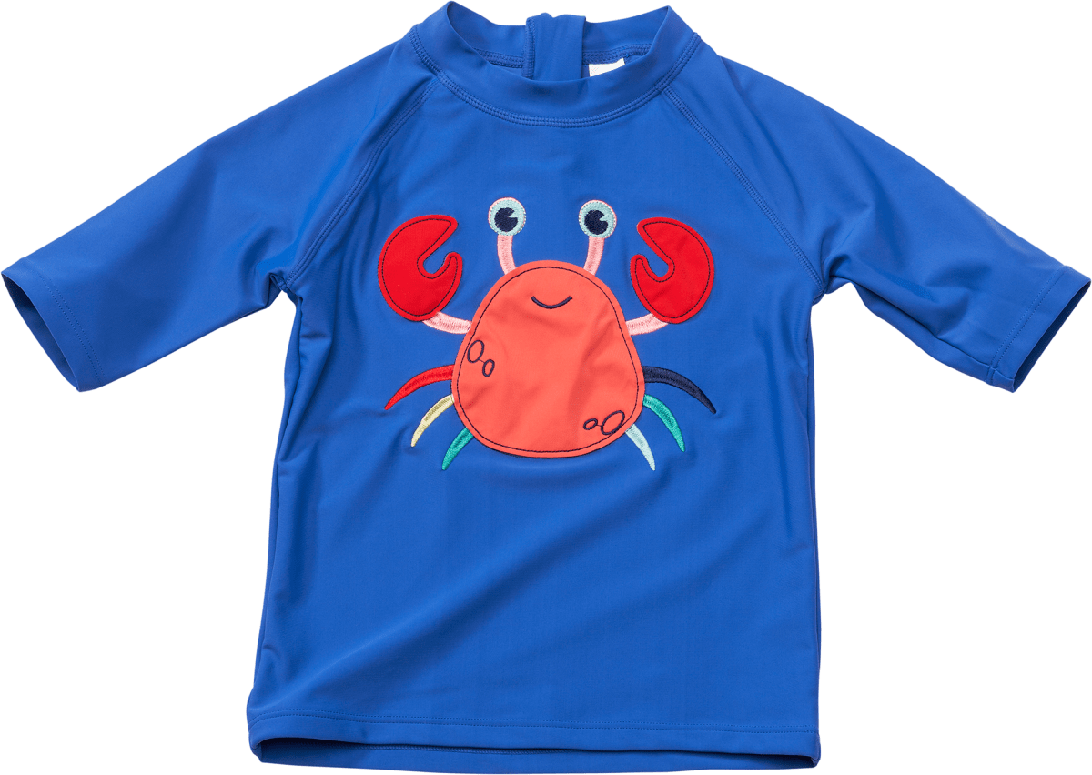 UV Shirt mit Krebs-Motiv, blau, Gr. 98/104, 1 St