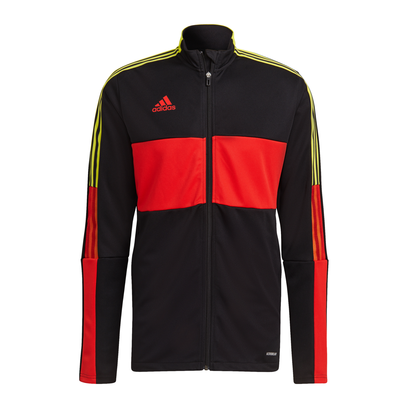 adidas Tiro Trainingsjacke Schwarz Rot Gelb