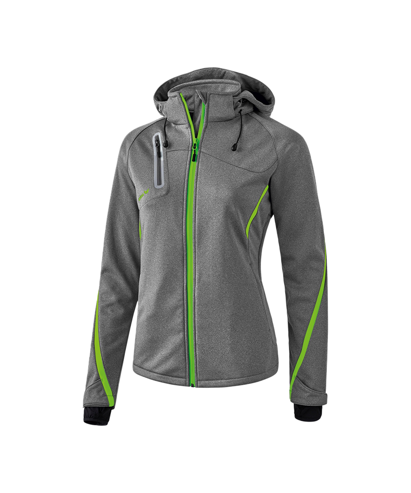Erima Softshell Jacke Active Wear Damen Grau