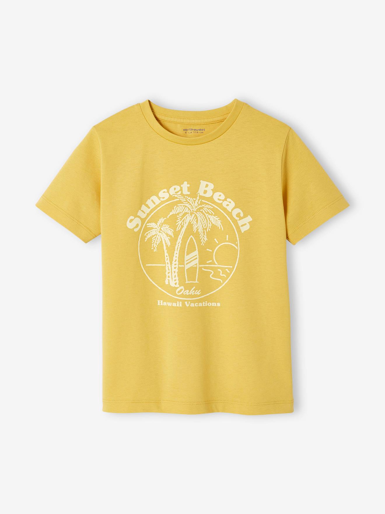 Lot de 3 T-shirts Basics garçon manches courtes lot mastic
