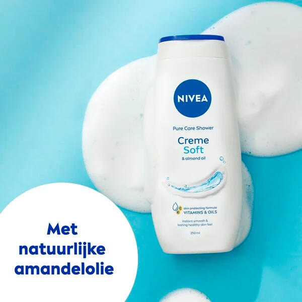 NIVEA Soft tusfürdő 250ml - Normál olaj