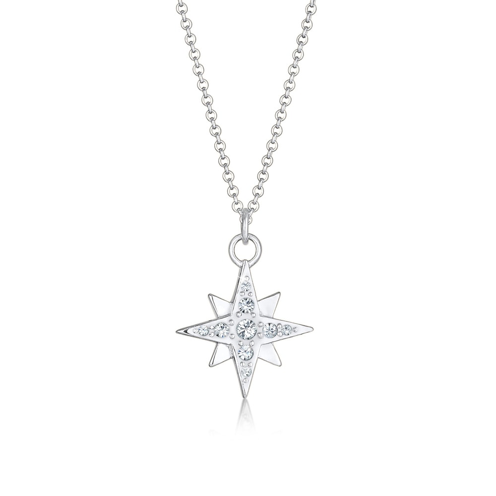 Nenalina Nenalina Collier Pendentif d'astro étoiles pour dames Sparkling Spiritual avec cr collier