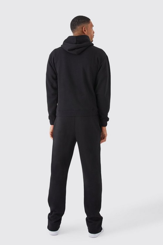 Tall kastiger Oversize Trainingsanzug mit geteiltem Saum
