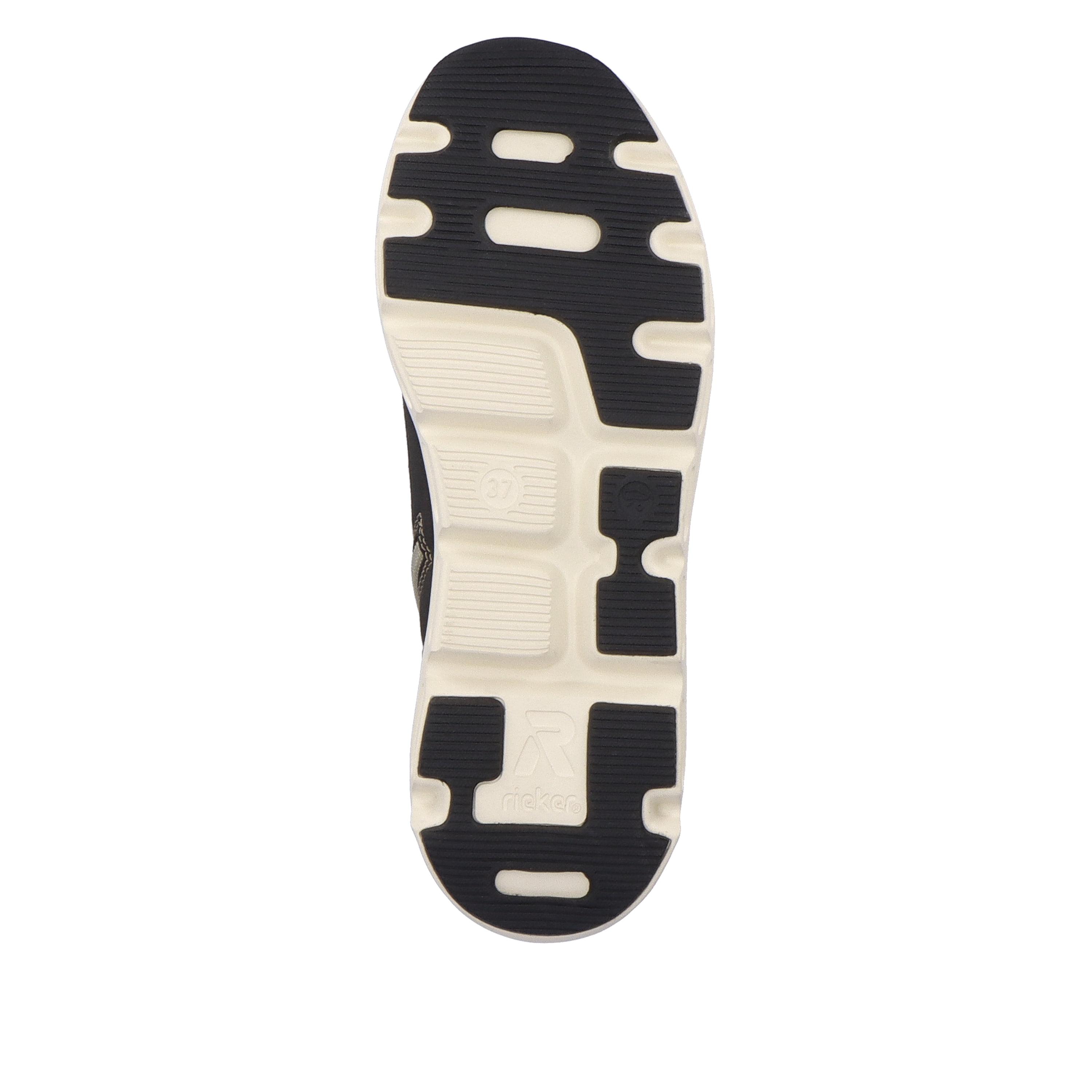 Rieker Damen Sneaker High hazel-wood black