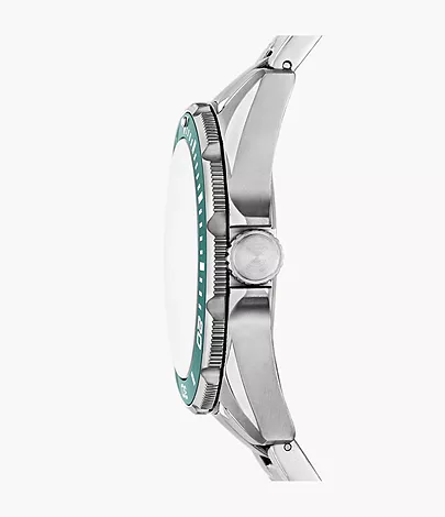 Fossil Outlet Uhr Dalton 3-Zeiger-Werk Edelstahl