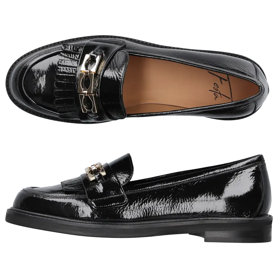 Roberto Festa - Loafer AYKO FUTURE Lackleder - schwarz
