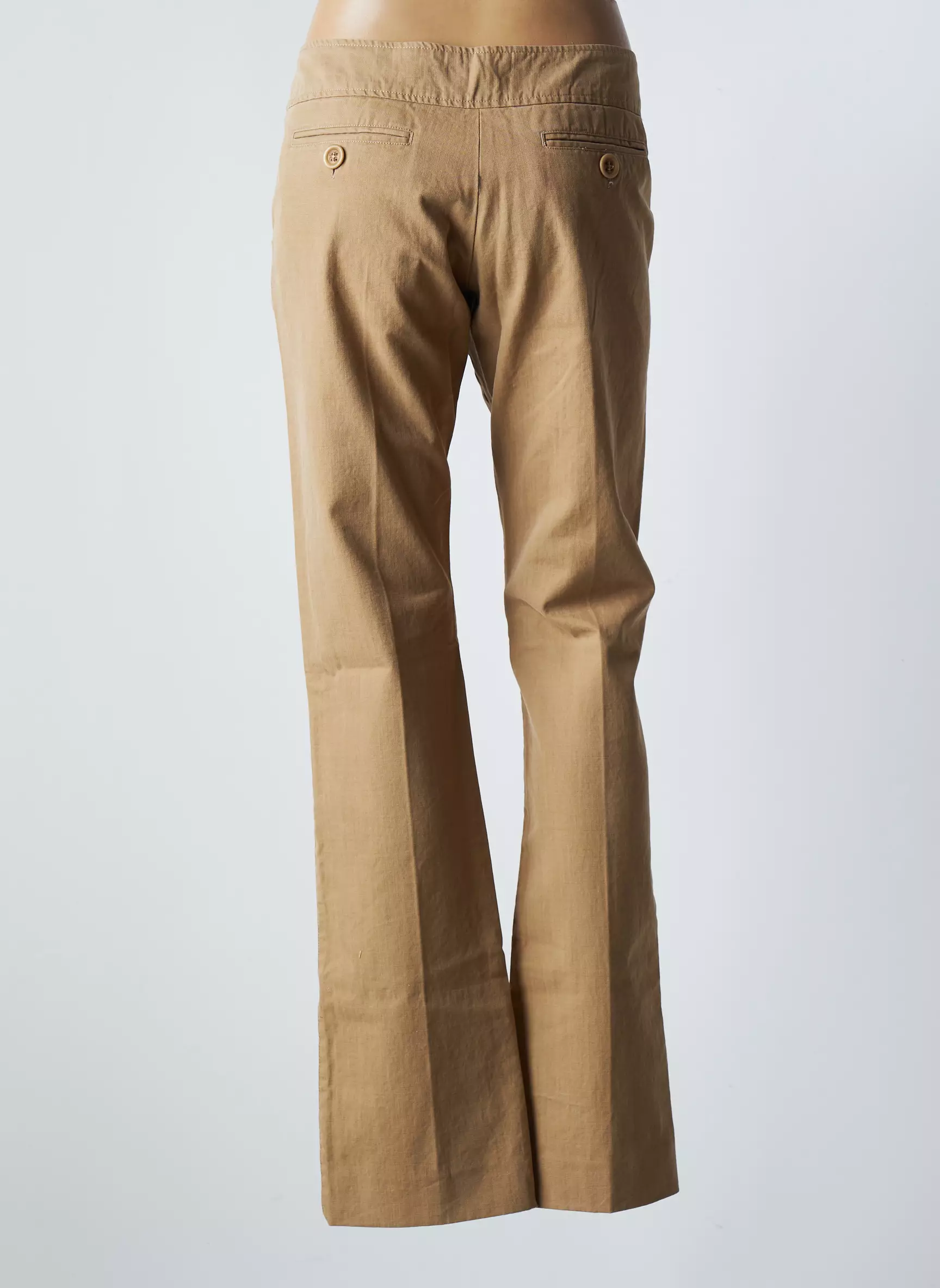 Hartford Pantalons Flare Femme couleur beige