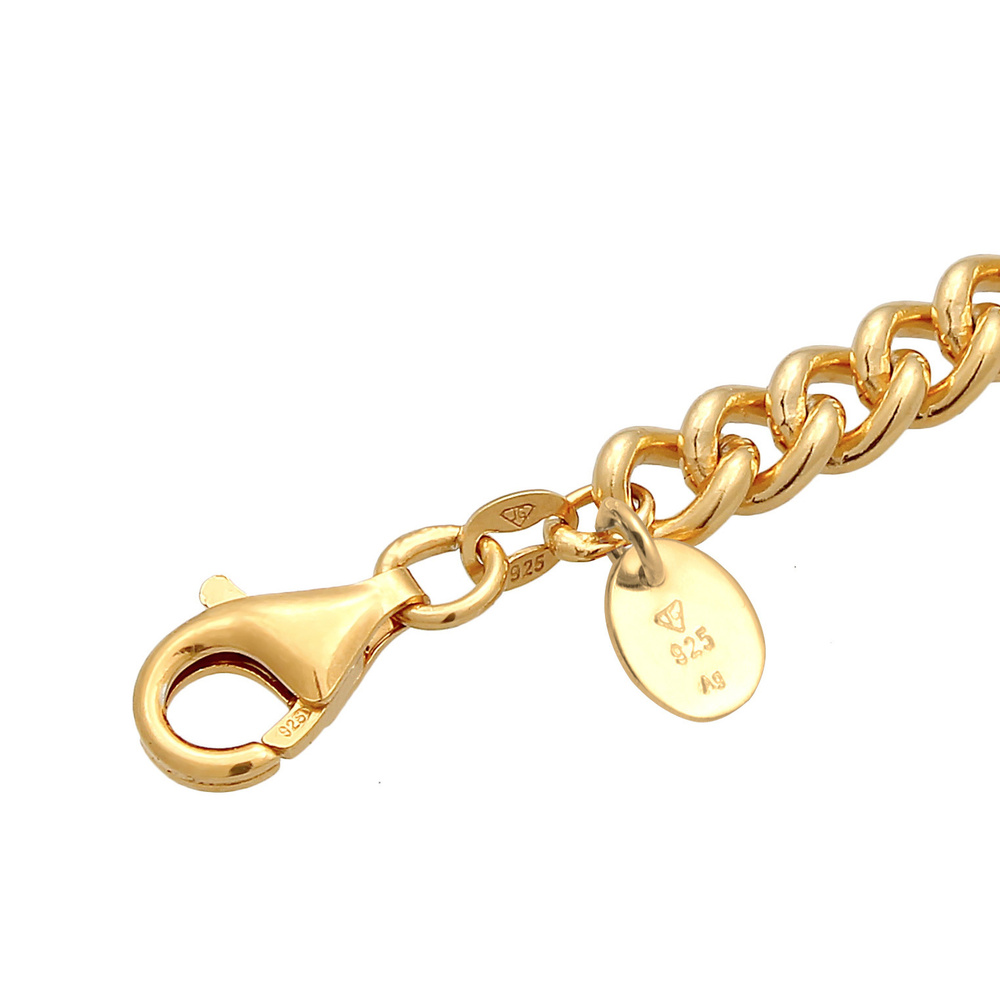 Elli PREMIUM Elli PREMIUM Bracelet Femmes de base massif en argent sterling 925 rhodié Bracelet