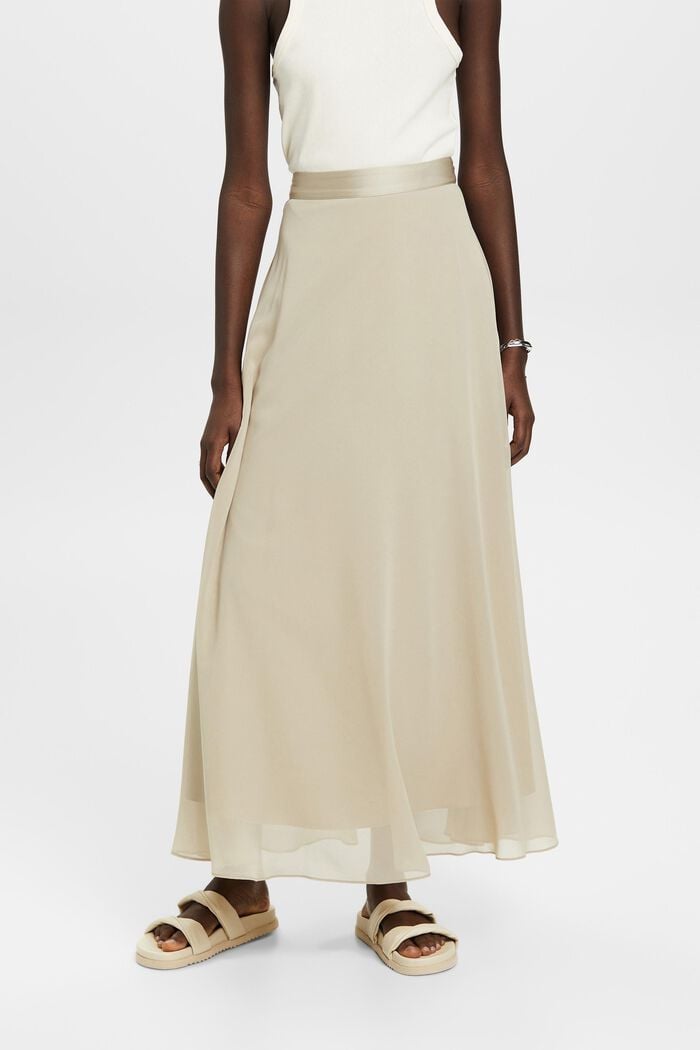 Maxi-Rock aus Chiffon