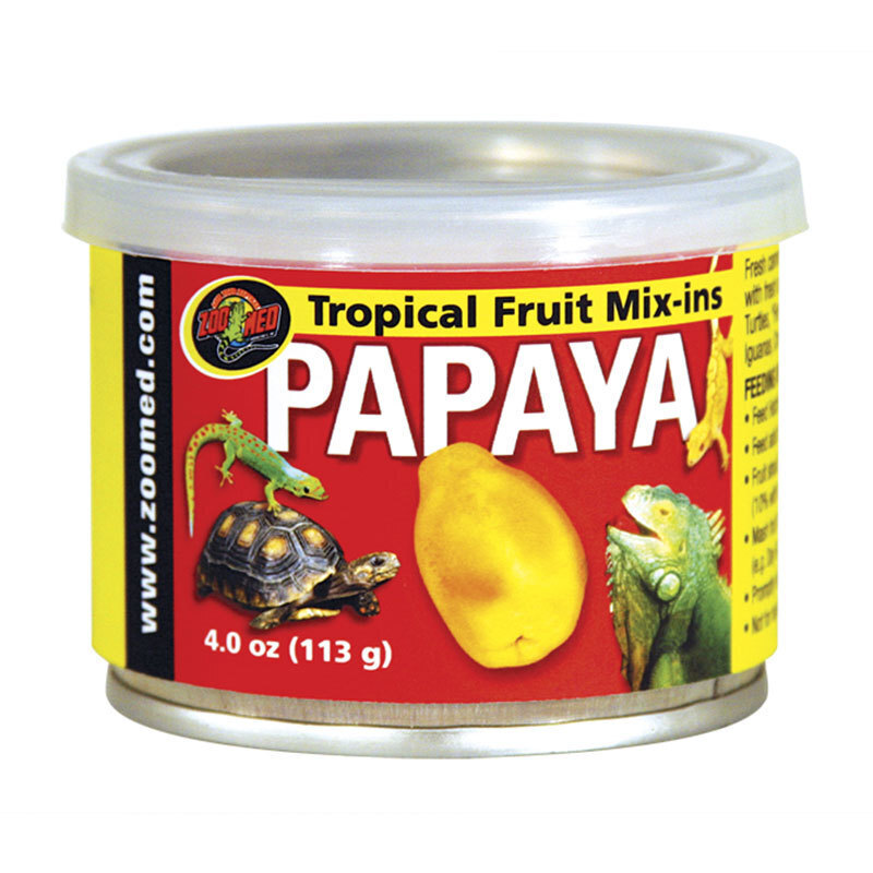 ZooMed Ergänzungsfutter ZooMed Tropical Fruit Mix-ins 113g Papaya