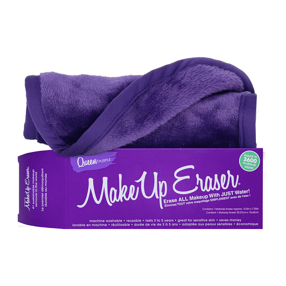 MakeUp Eraser Queen Purple Serviette démaquillante réutilisable