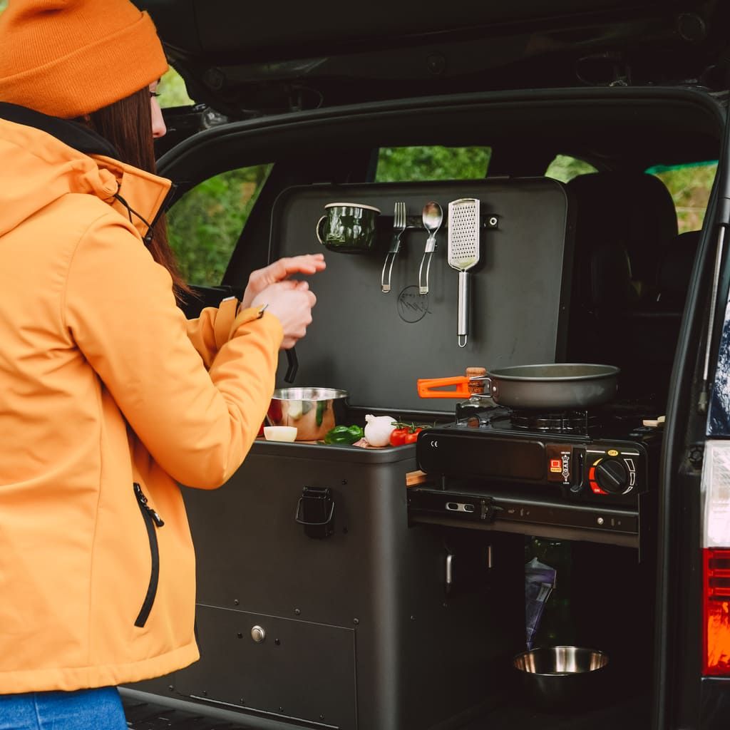 LAYZEE Campingküche - mobile Küchenbox