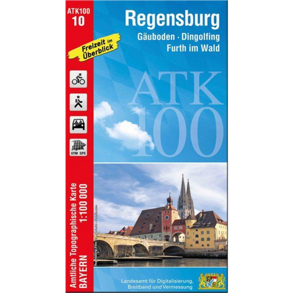 REGENSBURG 1 : 100 000 - Wanderkarte