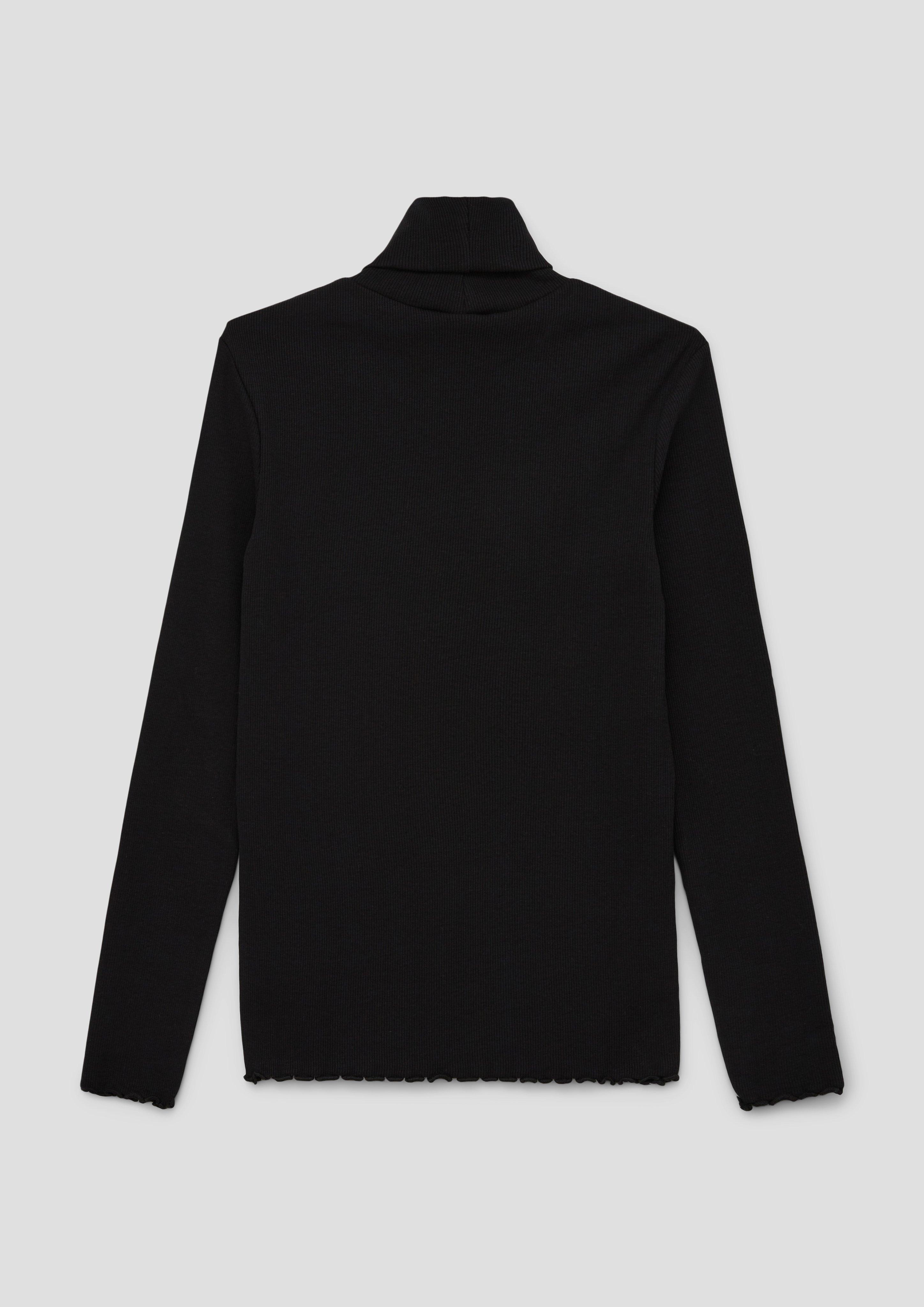 Rollkragenpullover mit Rippstruktur  2137284-9999