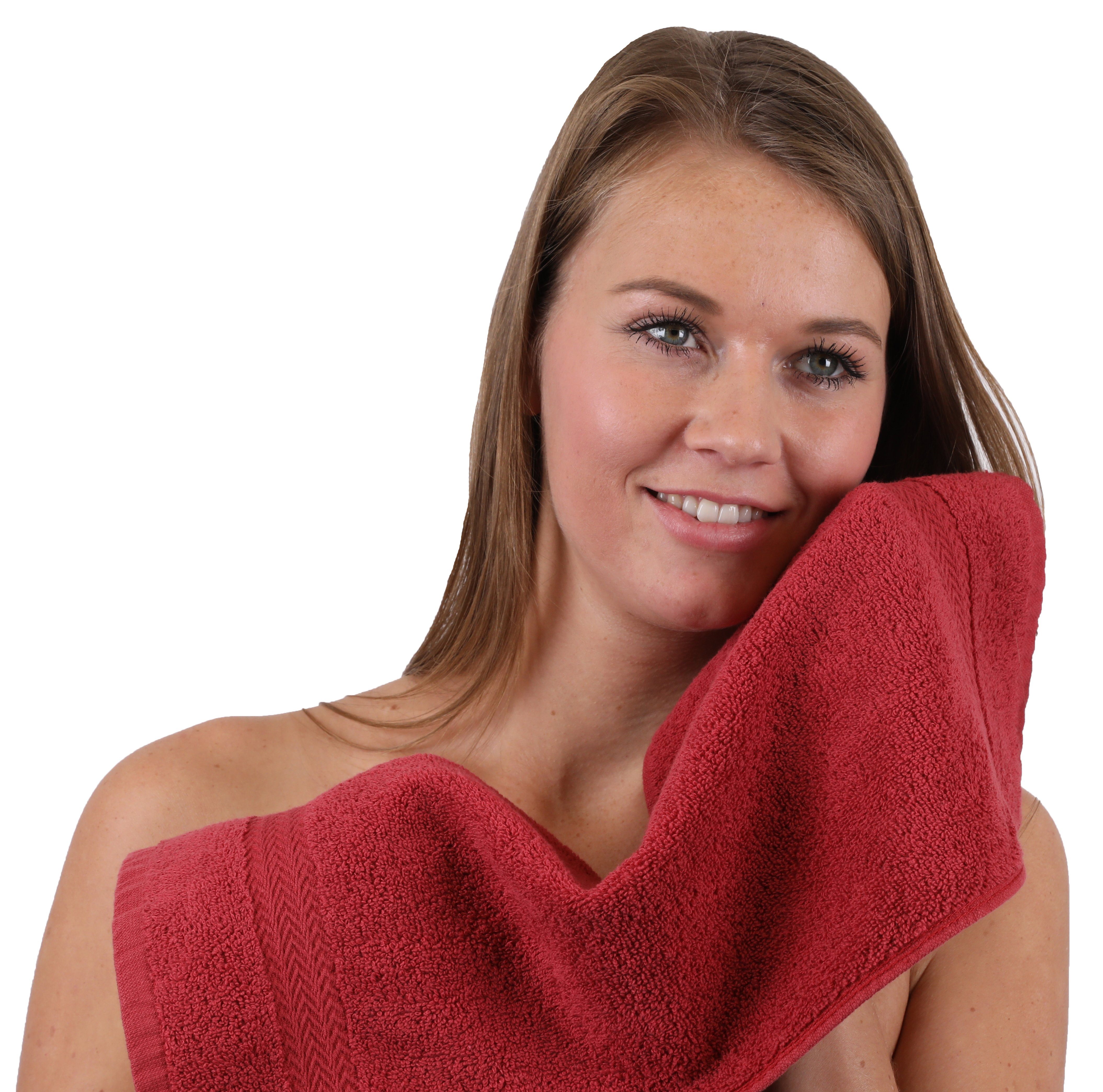 Betz Handtuch Set 10-TLG. Handtuch-Set Classic 100% Baumwolle 2 Duschtücher 4 Handtücher 2 Gästetücher 2 Seiftücher, 100% Baumwolle, (10-tlg)