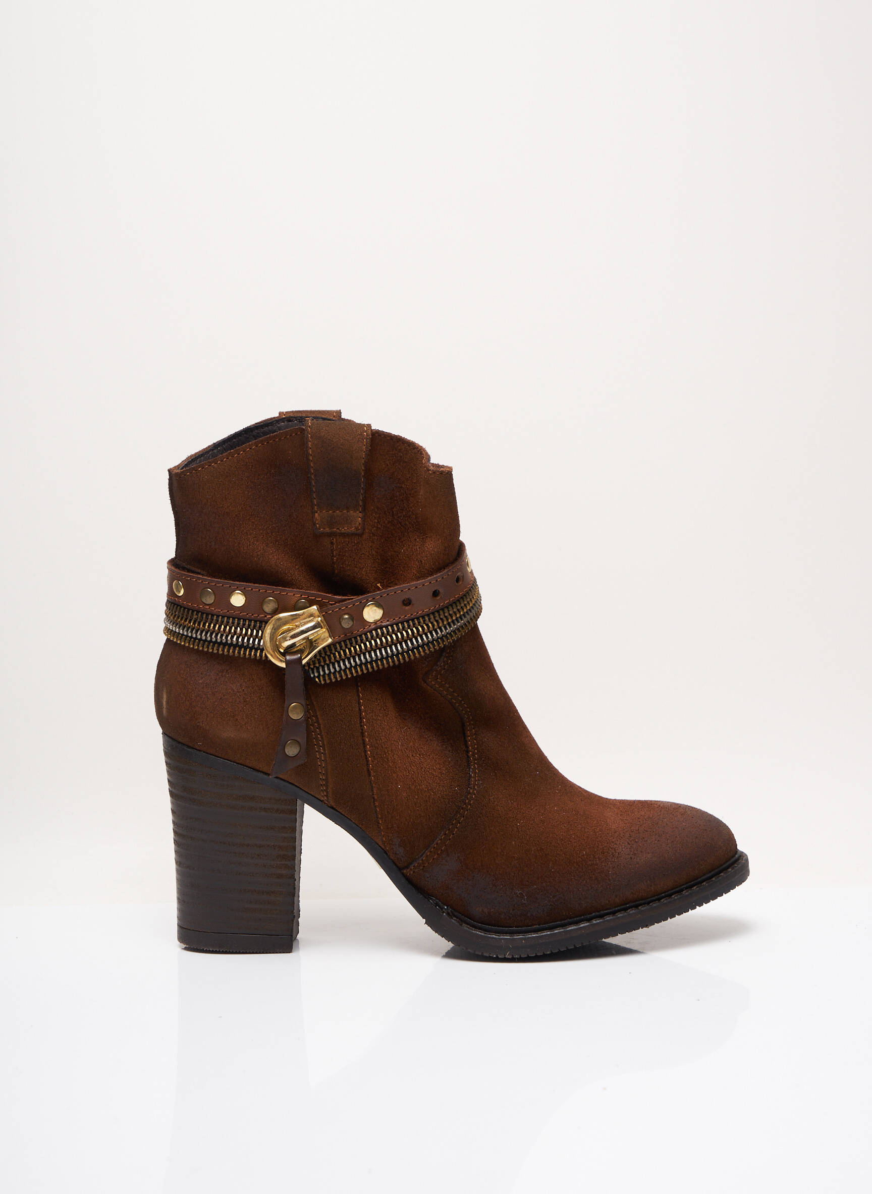 Lsq Bottines Femme couleur marron