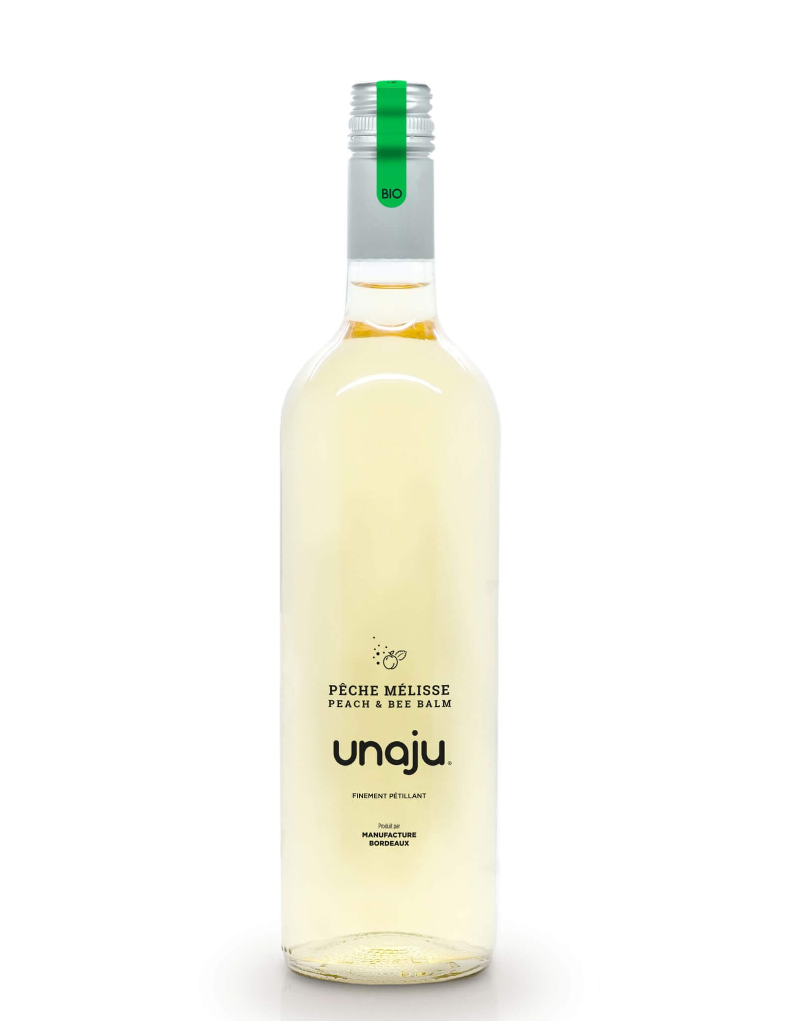 Unaju® : Pêche Mélisse - Gueule de joie 0° |  75 cl