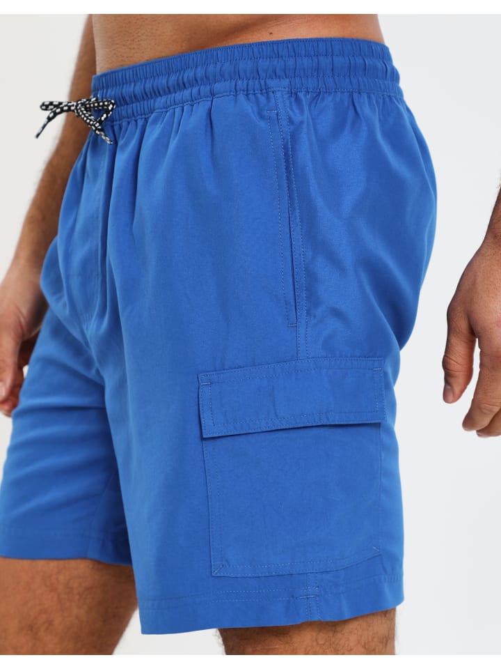 Threadbare Badehose THB Swim Short Saxon in Cobalt günstig kaufen