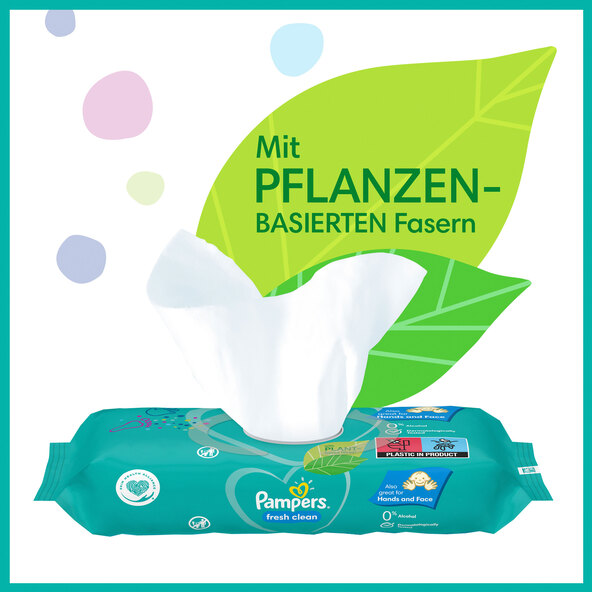 Feuchte Tücher Fresh Clean, 12 Packungen