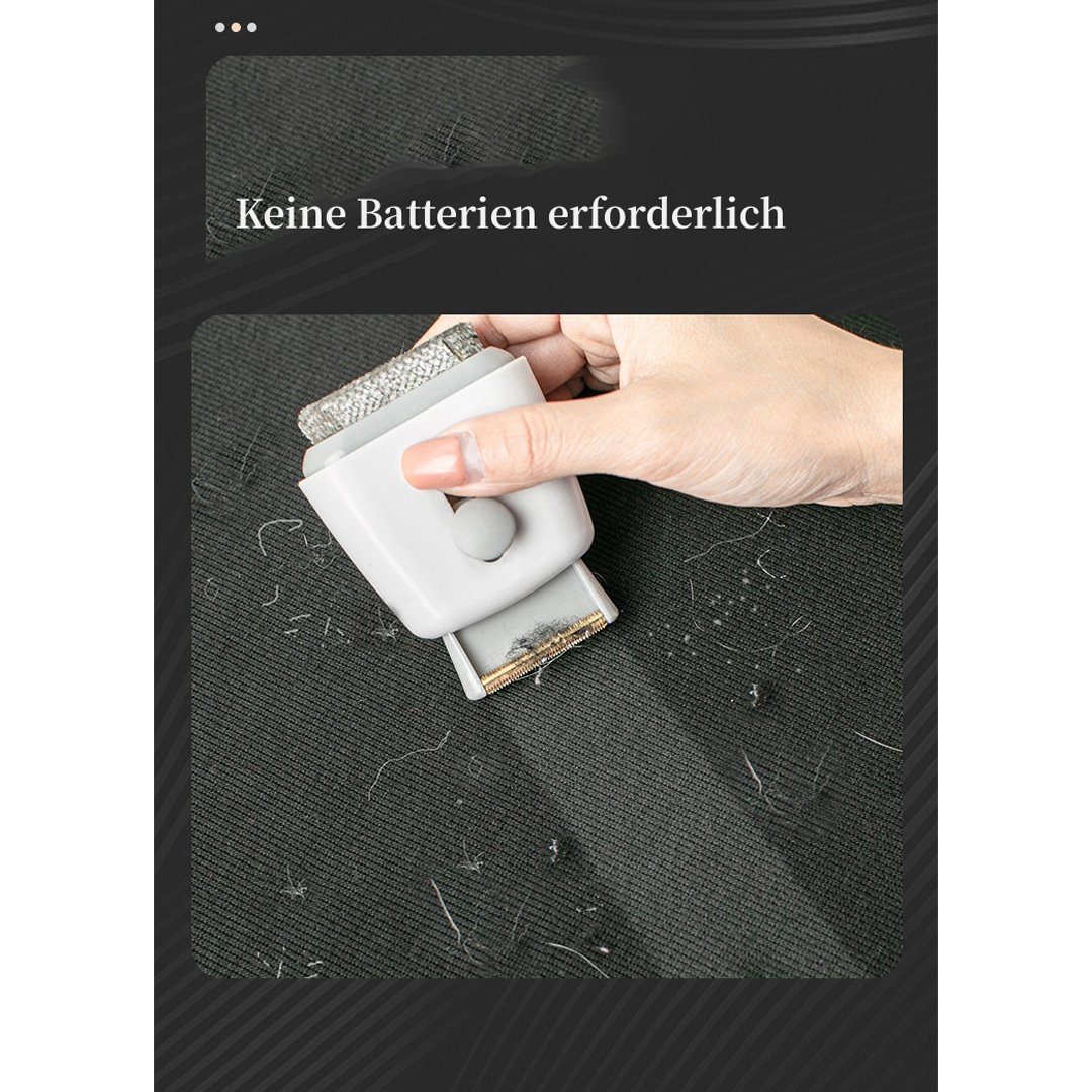 YANN Fusselrasierer Minientfussler für Pullover, Reiseausführung, einfache Handhabung, Fusselentferner, wiederverwendbar, doppelschichtig, abnehmbar