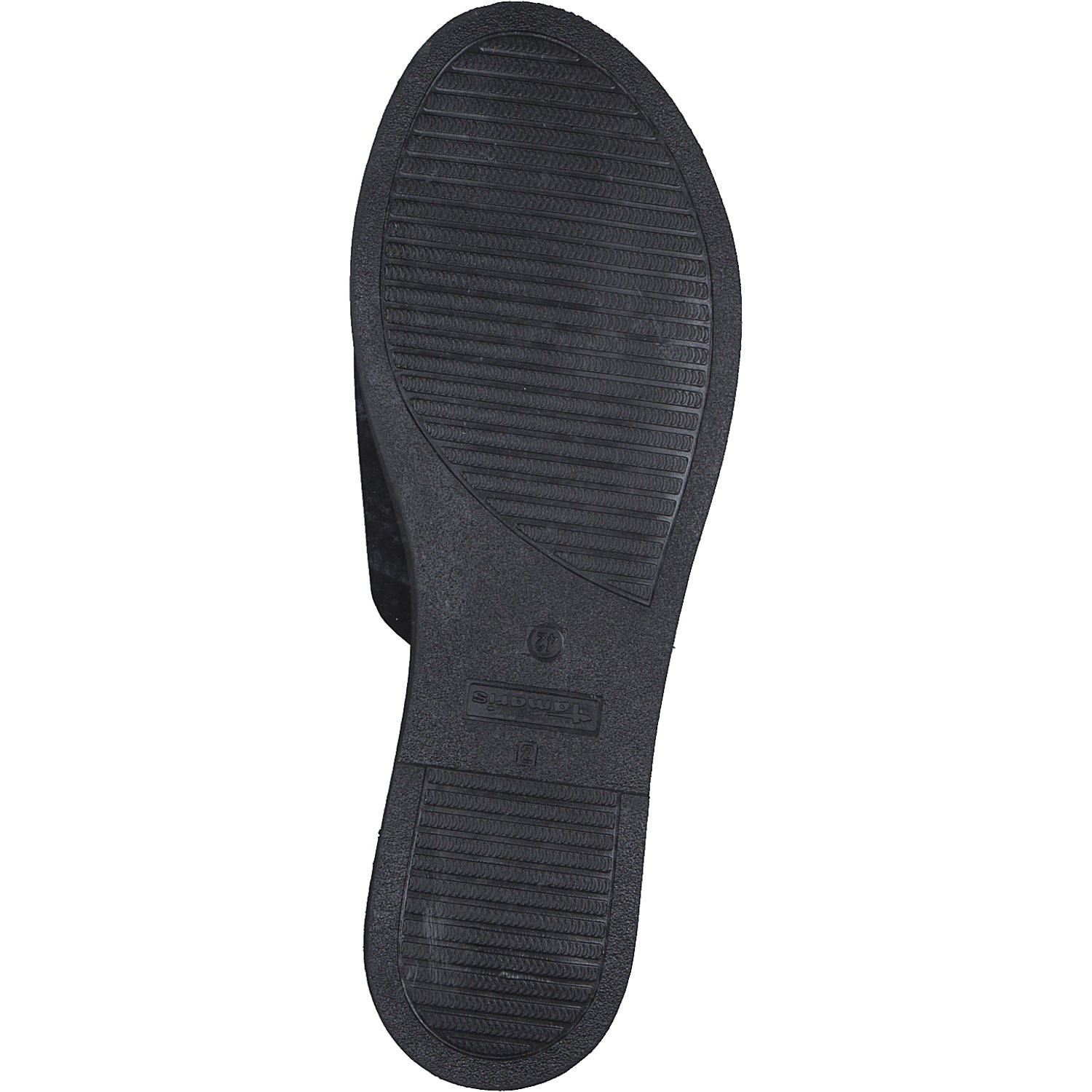 Tamaris 27135-42, Plateau-Pantoletten, Damen, Schwarz